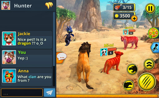 Lion Family Sim Online - Animal Simulator screenshots 6