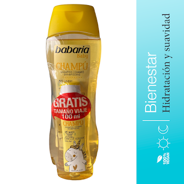 Pack Shampoo Babaria Baby Cabello Sedoso x 500 ml  