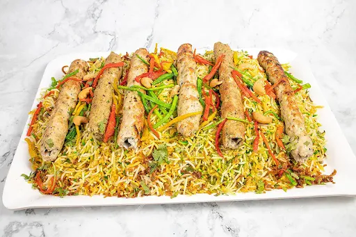 Chicken Seekh Kepsa Biryani