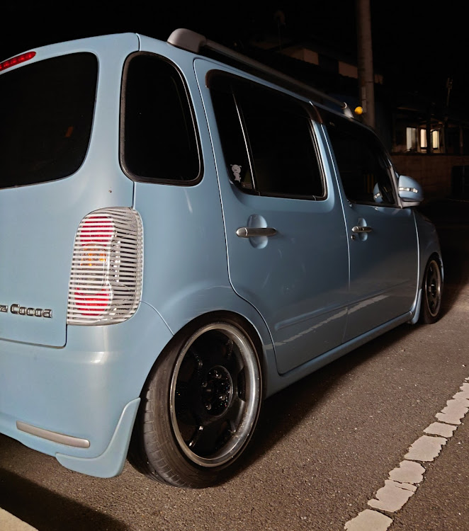 ミラココアのDIY・ドライブ・車高調整・ホイール交換に関するカスタム事例の投稿画像2枚目