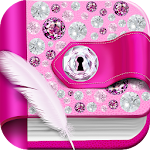 Cover Image of ดาวน์โหลด Diamond Diary With Lock 1.1 APK