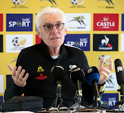 Bafana Bafana coach Hugo Broos.
