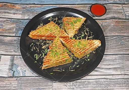 Sev Puri Toast