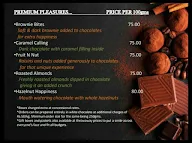 The Choco Hub menu 3