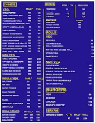 The Raos menu 1