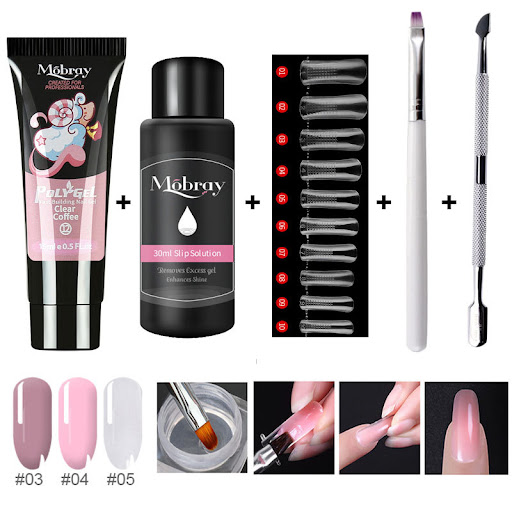 Title 3, Multicolor Nail Extension Gel Create spectacula...