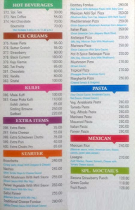 Aditi Fast Food menu 7