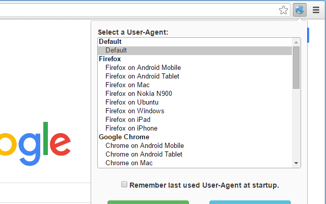 User-Agent Switcher Preview image 7