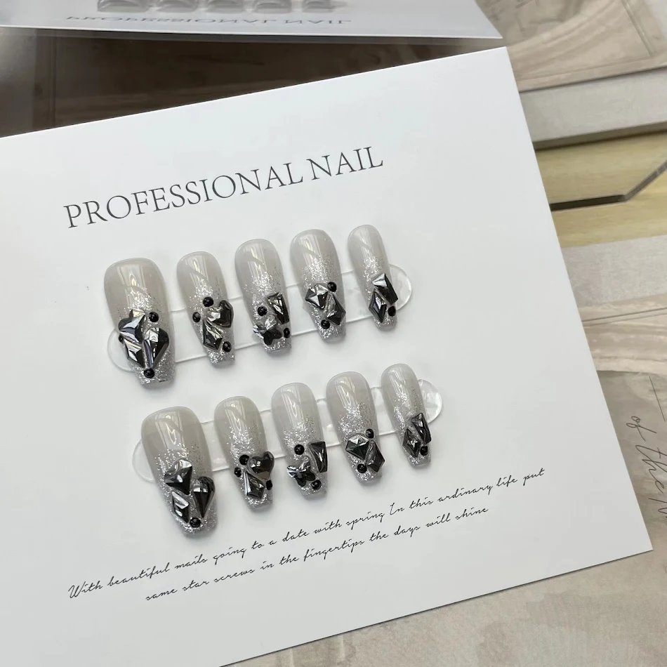 Adesivos de unhas Armadura para as mãos Warm Genie Series, apliques para unhas, ornamentos, patch de unha moderno e fácil de usar, beleza instantânea.