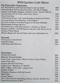 Wild Garden Cafe - Amethyst menu 2