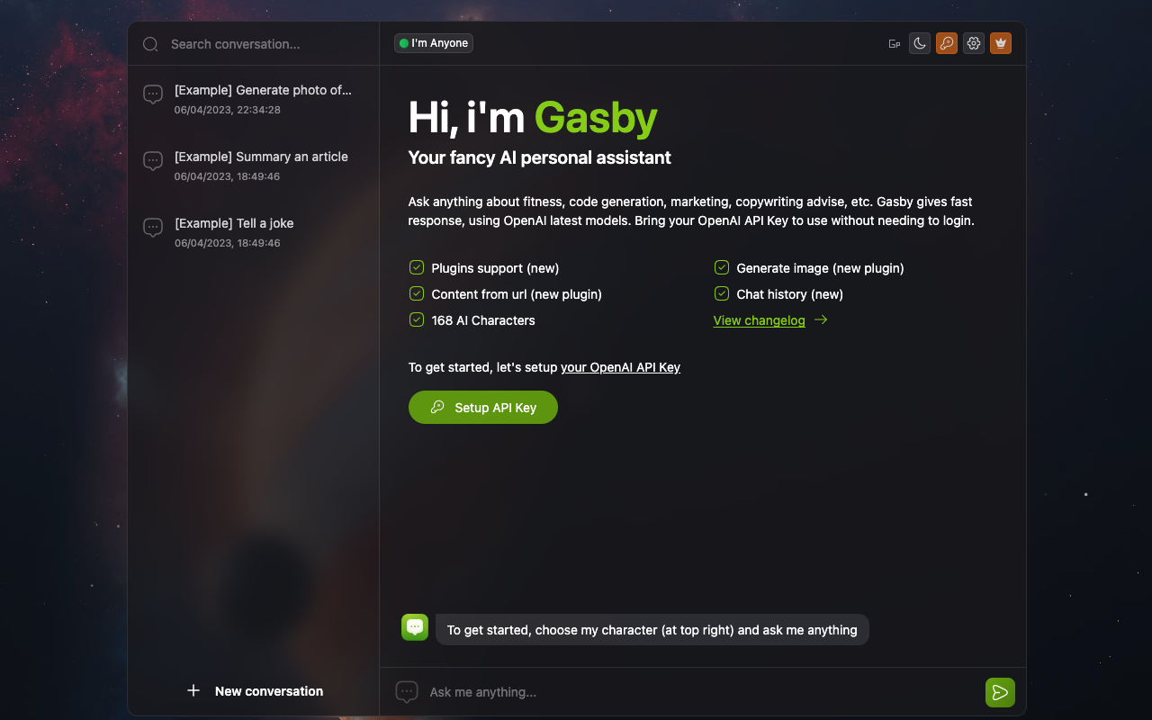 Gasby - A better, fancy ChatGPT UI Preview image 1