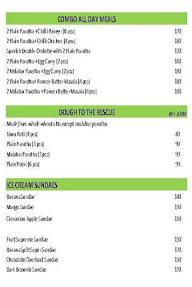 The Hot Paratha menu 2