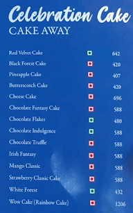 French Loaf menu 1