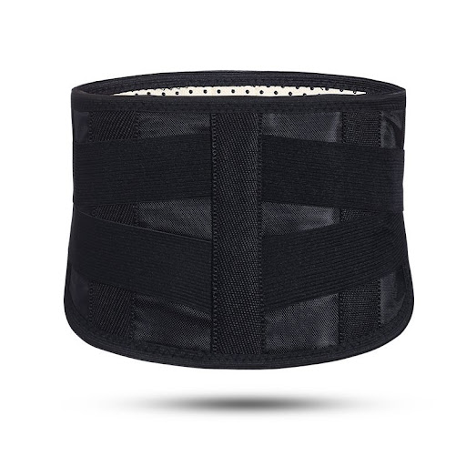 Title 4, Self-heating medical waist supporter Provides l...