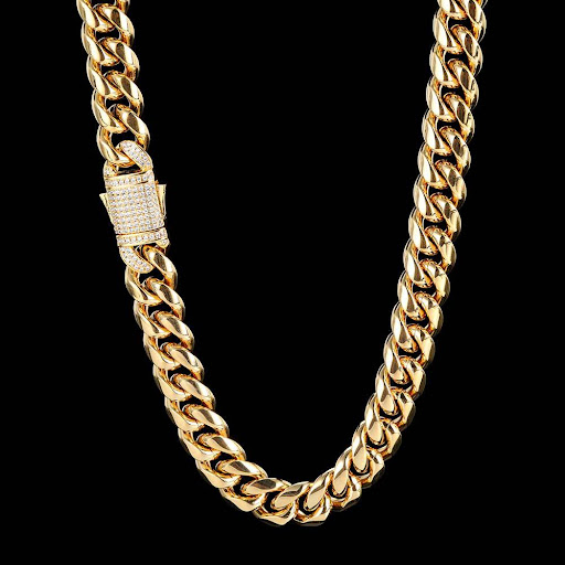 Title 7, European Hip Hop Titanium Steel Necklace Orname...