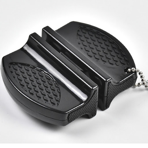 Title 7, Portable Mini Double-Sided Knife Sharpener. Kee...