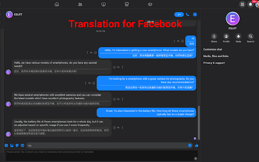 ESUIT | Translation for Meta Business Suite™ Preview 3