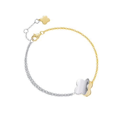 Title 7, Sterling Silver Cool Personality Splicing Brace...