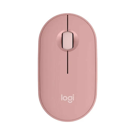 Chuột không dây bluetooth Logitech Pebble M350S (Hồng)