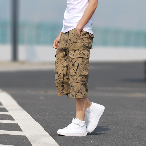 Title 2, Mens Wear-Resistant Cropped Pants Mens Outdoo...