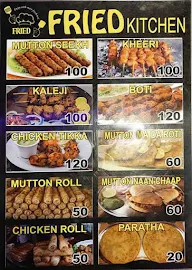 Fried Kitchen menu 1