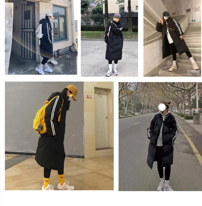 Title 7, Cappotto Imbottito Spesso Design Niche da Donna...