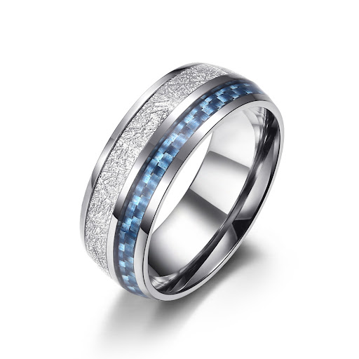Title 2, Titanium Steel Inlaid Silver Foil Carbon Fiber ...