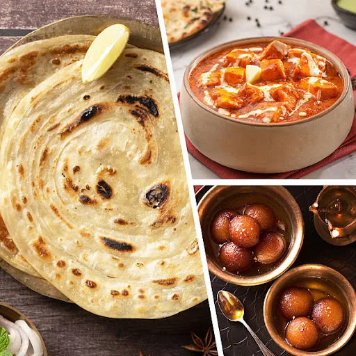 Veg Paratha Combo (Serves 1)