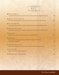 Sanadige - Goldfinch Hotel menu 6