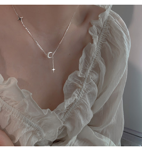 Title 6, Womens Summer Simple Niche Design Necklace, Fr...