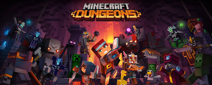 Minecraft Dungeons New Tab Chrome Wallpapers marquee promo image