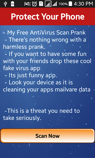 My Free AntiVirus Scan Prank