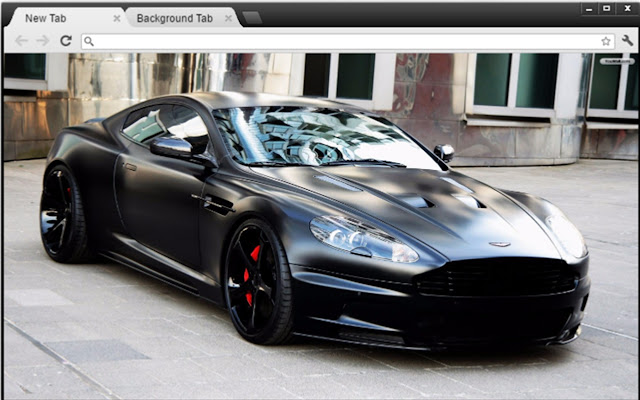Black Aston Martin Parked