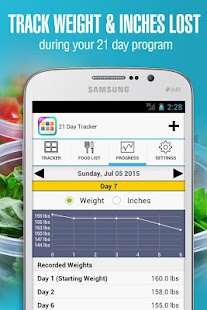 21 Day Container Tracker Fit Screenshots 16
