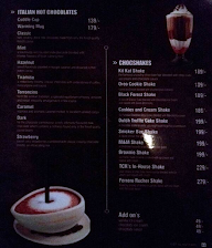The Chocolate Room menu 1
