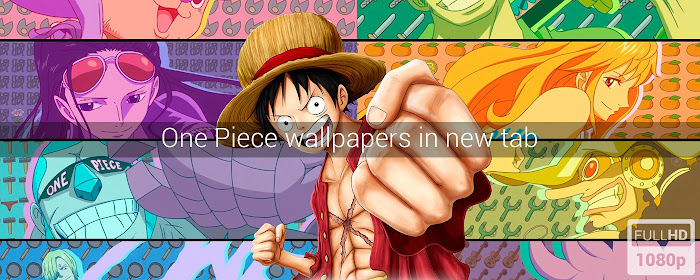 One Piece Wallpapers New Tab marquee promo image