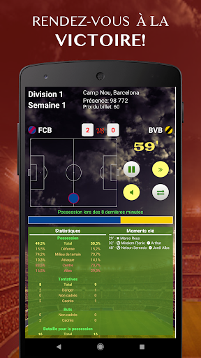 Code Triche Be the Manager 2020 - Stratégie Footballistique APK MOD (Astuce) 3