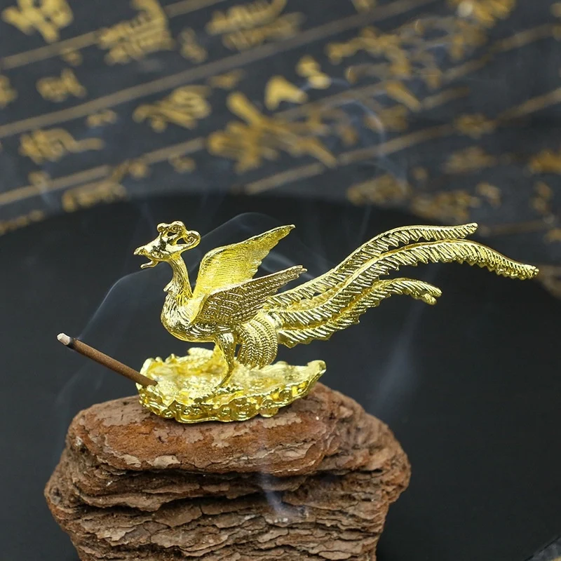 Title 3, Creatieve bronzen draak en feniks wierookbrande...