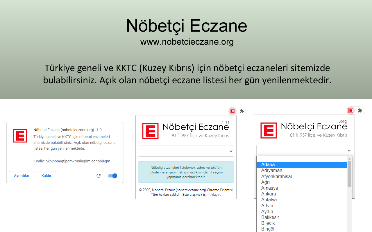 Nöbetçi Eczane (nobetcieczane.org) Preview image 0