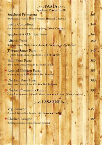 Yolo cafe & Restaurant menu 