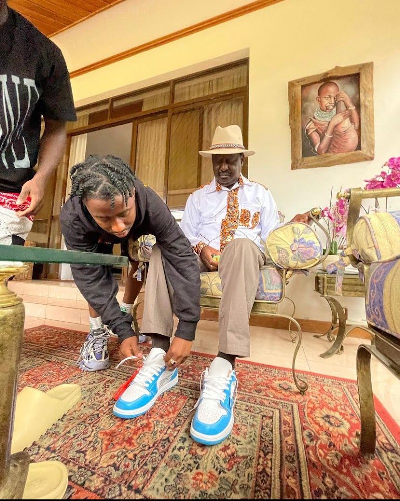 I not give Raila sneakers, Kenyan designer says