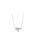Planet Necklace Silver One