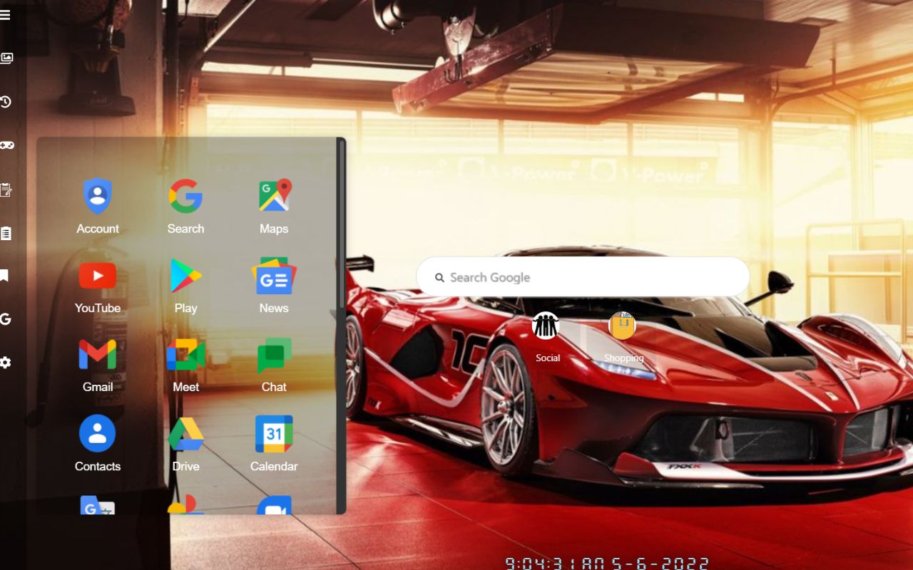 Ferrari Wallpaper New Tab Theme [Install] Preview image 1