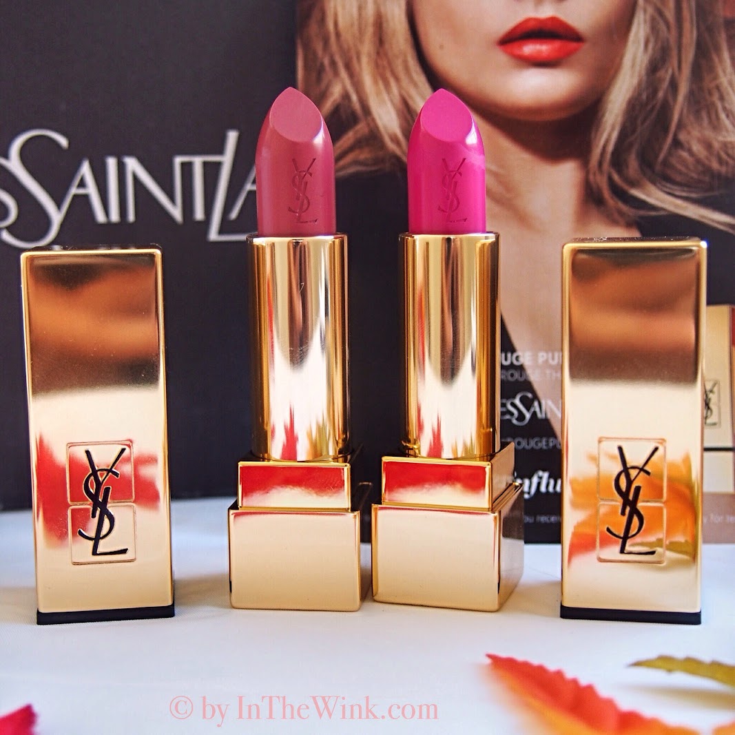 YSL Rouge Pur Couture No.9 and 19