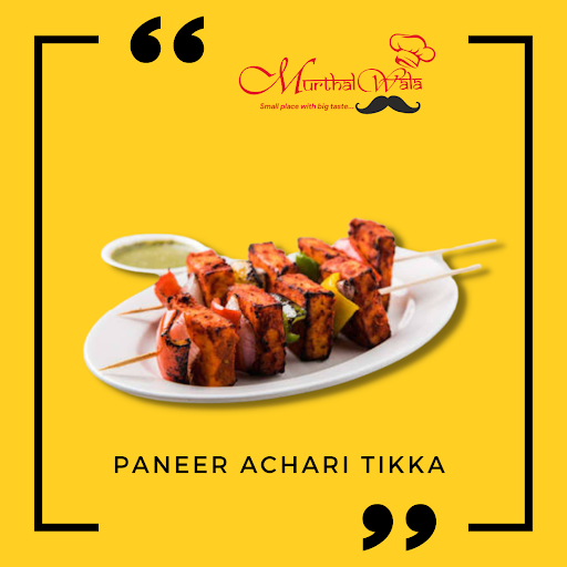 Paneer Achari Tikka (6Pcs)