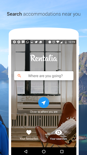 Screenshot Rentalia: holiday rentals