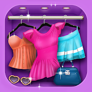 Beauty Salon Fashion Dress Up  Icon