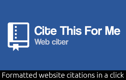 Cite This For Me: Web Citer small promo image