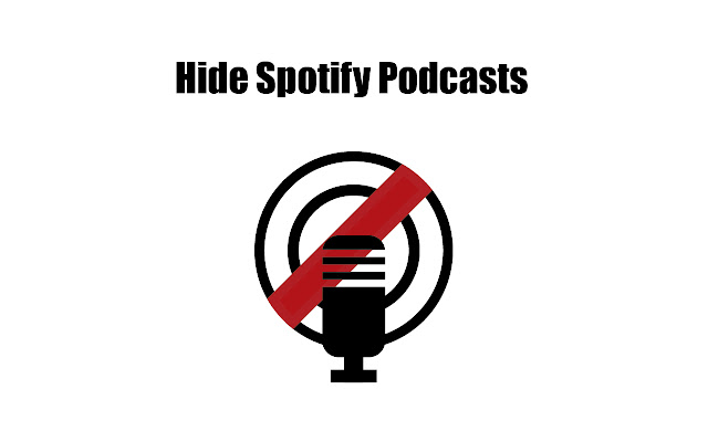 Hide Spotify Podcasts chrome extension