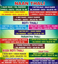 Vardaan Dhaba menu 2